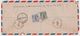 MALAYSIA Registered Mail 5547, Ipoh To India Via Singapore, April 1952 (M32) - Perak