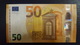 50 EURO S011F5 Italy DRAGHI Serie SA Ch 15 Perfect UNC - 50 Euro