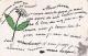 [DC11103] CPA - AUGURALE - FIORI - MARGHERITA - Viaggiata 1905 - Old Postcard - Fiori