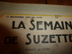 1949 LSDS :Le Travail D'une Infirmière Est Beaucoup Plus Qu'on Pourrait L'imaginer; 1ère Sortie D'une Araignée;etc - La Semaine De Suzette