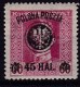 POLAND 1918 Lublin Fi 24 Mint Never Hinged Signed Petriuk - Unused Stamps