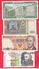 Pays Du Monde 8 Billets 5 Dans L 'état 3 état Moyen  Lot N ° 328  (les Billets Scannées Dans L 'ordre De Qualité) - Lots & Kiloware - Banknotes