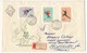 Hongrie - 2 Enveloppes FDC - Championnat D'Europe 1963 - Patinage Artistique