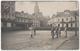 France, Caudry. German Troops On Town Square Real Photo Postcard - Caudry