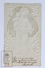 Antique Embossed Paper Lace Holy Card - Maria Auxilium Christianorum Ora Pro Nobis -Pio IX, Virgin Mary And Jesus Christ - Imágenes Religiosas