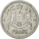 Monnaie, Monaco, Louis II, Franc, Undated (1943), Poissy, TTB, Aluminium - 1922-1949 Louis II