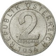 Monnaie, Autriche, 2 Groschen, 1954, TTB+, Aluminium, KM:2876 - Autriche