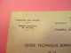 Fascicule/Guide Technique Sommaire De La  Mitrailleuse Américaine  BROWNING/Ministère Des Armées/MAT1044/1966  VPN115 - Sonstige & Ohne Zuordnung