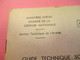 Fascicule/Guide Technique Sommaire/PISTOLET Automatique De 9 Mm Modèle 1950/Ministère D'Etat/MAT1030/1970  VPN117 - Andere & Zonder Classificatie