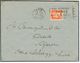 FRANCE PERFIN Stamp On Cover With Olympic Machine Cancel Paris Depart 24 VI 1924 To Switzerland - Ete 1924: Paris