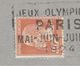 FRANCE PERFIN Stamp On Cover With Olympic Machine Cancel Paris Depart 24 VI 1924 To Switzerland - Ete 1924: Paris