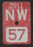 Velonummer Nidwalden NW 57 - Plaques D'immatriculation