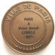 Médaille Bronze. Ville De Paris. Flucctuat Nec Mergiture. Delannoy. 1987.  50mm - 72 Gr - Professionals/Firms
