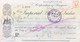 IMPERIAL BANK OF INDIA, RANGOON BRANCH CHEQUE OF CORPORATION OF RANGOON - 1951 - USED WITH REVENUE STAMP - Cheques & Traveler's Cheques