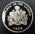 GAMBIA 20 DALASIS 1995 SILVER PROOF "50th Anniversary - United Nations" (free Shipping Via Registered Air Mail) - Gambia
