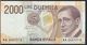 °°° ITALIA - 2000 LIRE G. MARCONI 24/10/1990 SERIE RA FDS/UNC °°° - 1000 Liras