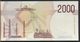 °°° ITALIA - 2000 LIRE G. MARCONI 24/10/1990 SERIE RA FDS/UNC °°° - 1000 Lire