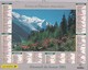 ALMANACH DU FACTEUR 2002 LA POSTE  OBERTHUR Haute Savoie Près De La Clusaz & Environs De Chamonix - Tamaño Grande : 2001-...