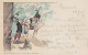 Lecture Du Journal En Position Inconfortable - 1899 - Autres & Non Classés