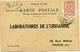 TURQUIE CARTE POSTALE BON POUR UN FLACON ECHANTILLON D'URISANINE DEPART PERA 2-3-26  POUR LA FRANCE - Lettres & Documents
