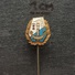 Badge (Pin) ZN005991 - Rowing / Kayak / Canoe Table Tennis (Ping Pong) Archery MRKS Gdańsk (Gdansk) - Canoë