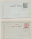 Montenegro - 1894 - Set Of 2 Lettercards - Cancelled, Not Used - Montenegro