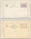Montenegro - 1897 - Set Of 2 Lettercards - Not Used - Montenegro