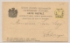 Montenegro - 1893 - 2 Nkr Overprinted Carte Postale To Salonique - Montenegro