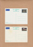 CHINE  2 Entiers   130   Annee 1988   Sans Ecriture  " International  PAR AVION " - Cartes Postales