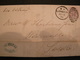 6 - 1 - 1870 SMALL LETTER WITH POSTAGESTAMPS OF1858 OF 1P. + 2 +1/2 P. ROSE...BELLA LETTERINA + 2 FRANCOBOLLI - Covers & Documents