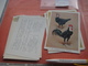 Delcampe - 11 Cards Chromos 10cmX15cm  - Advertsing Around 1950, Chicken Cock, Rooster, Poultry, Kip, Most Backs With Glue Remains - Animals