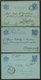 NIEDERLANDE 1884-1903, 5 Ganzsachenkarten Nach Deutschland, Etwas Unterschiedliche Erhaltung - Colecciones Completas