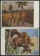 PROPAGANDAKARTEN 3 Verschiedene Farbige Propagandakarten SA-Sportabzeichen, 2 Gebraucht, Eine Ungebraucht, Pracht - Altri & Non Classificati