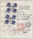 China - 1993 - Postal Form With 8 Stamps And Many Cancels - Brieven En Documenten