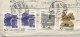 China - 1997 - Postal Form With 9 Stamps And Many Cancels - Brieven En Documenten