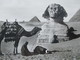 AK Echtfoto 1933 Ägypten Cairo Prayer Near The Great Sphinx. Kamel / Gebet. Gesendet Nach Hamburg - El Cairo