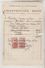 FACTURE 7/07/1944 MACONNERIE CHARPENTIER René, Noyers Sur Cher (Loir Et Cher) + Couverture Catalogue "GRANDE PHARMACIE" - 1900 – 1949