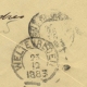 Delcampe - Nederlands Indië - 1883 - 10 Cent Willem III Tanding 11,5x12 Op Cover Van Soerabaja, Retour Met Postale Bemerkingen - Nederlands-Indië
