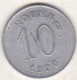 76 . Seine-Maritime. Rouen. Ligue Des Commerçants . 10 Centimes 1920 - Monétaires / De Nécessité