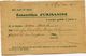 CONGO BELGE CARTE POSTALE BON POUR UN FLACON ECHANTILLON D'URISANINE DEPART LEOPOLDVILLE 28-11-27  POUR LA FRANCE - Covers & Documents