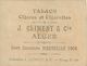 - Themes Div -ref U416- Tabac -chromo Publicité Cigarettes Climent -alger  - Artistes - Artiste Femme - Heglon - - Climent