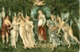 CPA (env. 1910) Peintre Botticelli "La Primavera", Edit. Stengel - Peintures & Tableaux