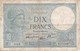 BILLETE DE FRANCIA DE 10 FRANCOS DEL 26-10-1939  (BANKNOTE) MINERVE - 10 F 1916-1942 ''Minerve''