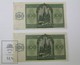 Spain/ España 2  Correlative Banknotes 100 Pesetas/ Ptas X Series  - Burgos 21 November 1936 - 100 Pesetas