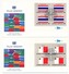 NATIONS UNIES - 16 Enveloppes FDC - Série Des Drapeaux - NY10017 - 1981 (en Blocs De 4) - Buste