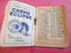 Mini Calendrier - Carnet / Eclipsor/ Crême Eclipse / Cirage / Brillant En Tube Pour Métaux/1939             CAL375 - Otros & Sin Clasificación