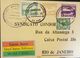 L) 1930 BOLIVIA, FIRST AIR MAIL, AIRPLANE, FLIGHT, CONDOR, MULTIPLE STAMPS, CIRCULATED COVER FROM LA PAZ TO RIO - Bolivia