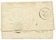 HAUTE SAONE : 1828 Double Cursive 69 FOUGEROLLES/LUXEUIL + Dateur A Sur Lettre Pour ARBOIS. TTB. - 1801-1848: Precursori XIX