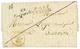 HAUTE SAONE : 1831 Cursive 69 FOUGEROLLES + P.69.P LUXEUIL + Dateur Sur Lettre Pour BESANCON. TTB. - 1801-1848: Precursori XIX