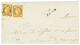 1853 10c CERES(n°1) TB Margés (x2) Obl. PC 1331 + Cursive 45 FRANCESCAS Sur Lettre (ss Texte). Verso, T.15 AGEN. Signé C - 1849-1850 Ceres